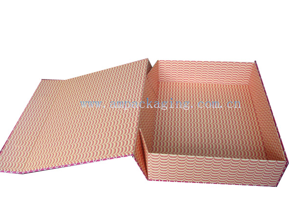 folding rigid paper box with soft touch lamination