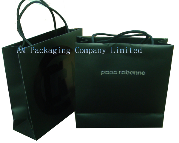 gift bag with PU rope handle