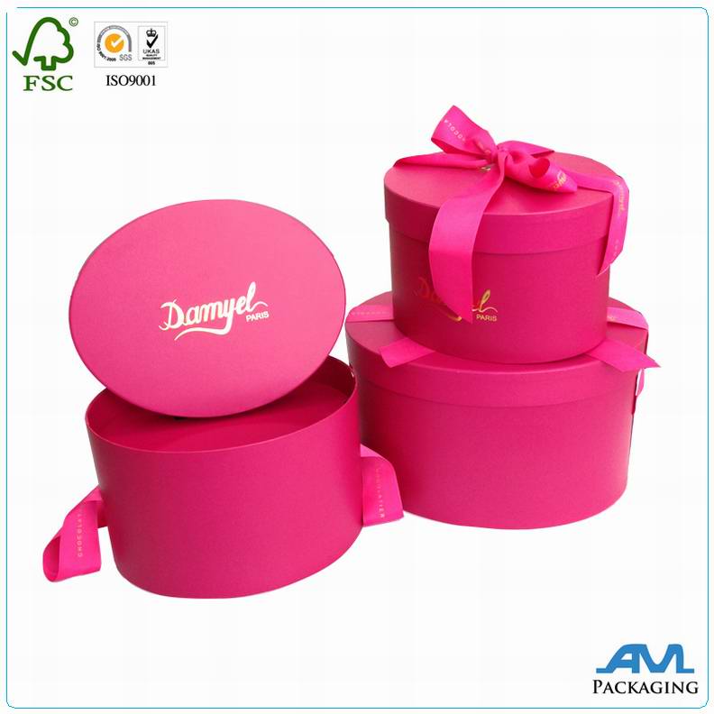 gift paper cylinder box/Round box/tube box