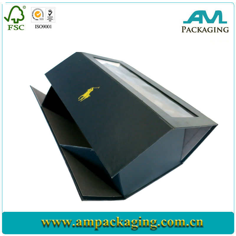 Collapsible rigid gift box